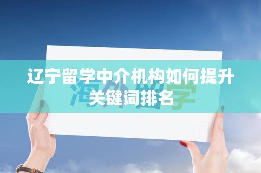 辽宁留学中介机构如何提升关键词排名