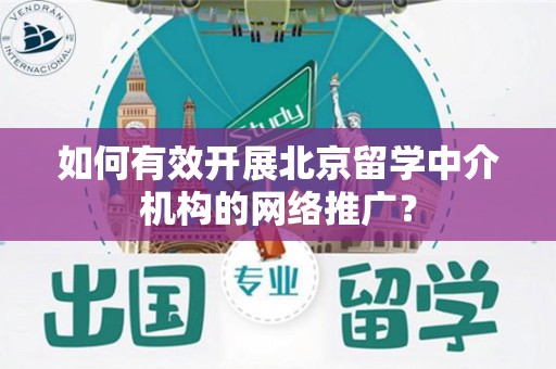 如何有效开展北京留学中介机构的网络推广？