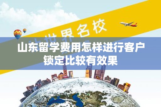 山东留学费用怎样进行客户锁定比较有效果