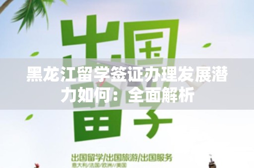 黑龙江留学签证办理发展潜力如何：全面解析