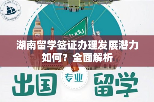 湖南留学签证办理发展潜力如何？全面解析
