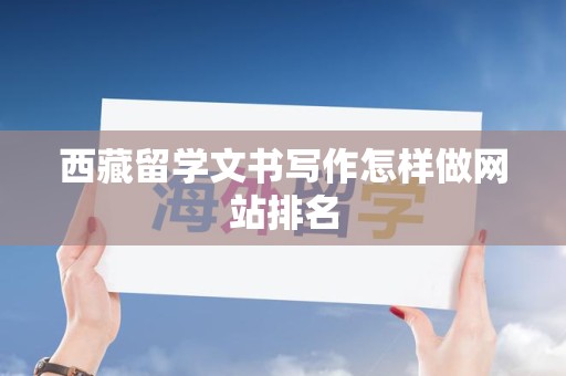 西藏留学文书写作怎样做网站排名