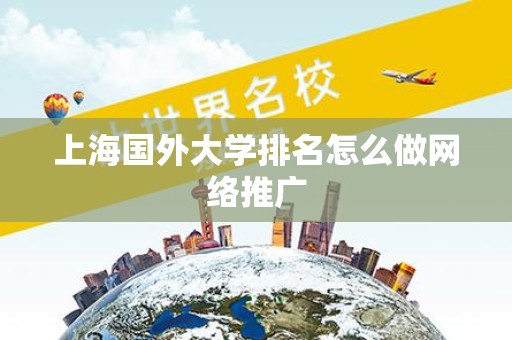 上海国外大学排名怎么做网络推广