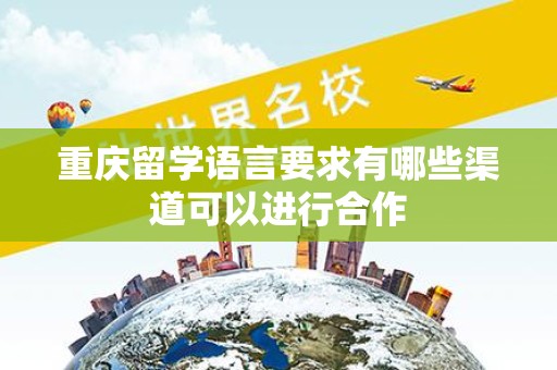 重庆留学语言要求有哪些渠道可以进行合作
