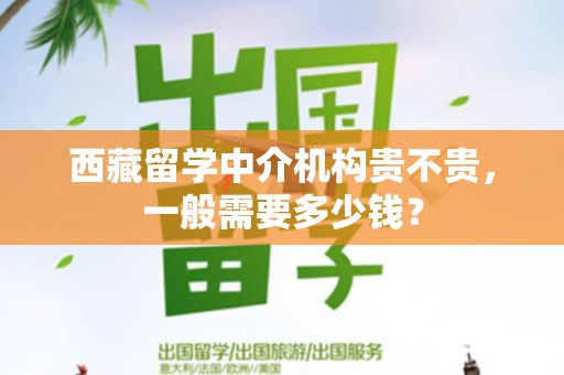 西藏留学中介机构贵不贵，一般需要多少钱？