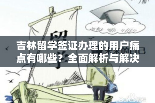 吉林留学签证办理的用户痛点有哪些？全面解析与解决方案