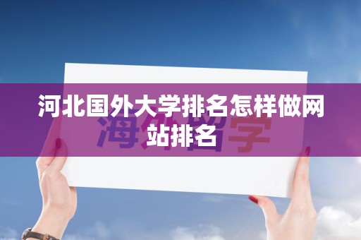 河北国外大学排名怎样做网站排名