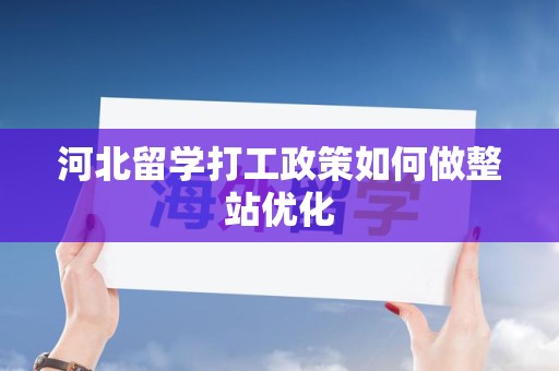 河北留学打工政策如何做整站优化